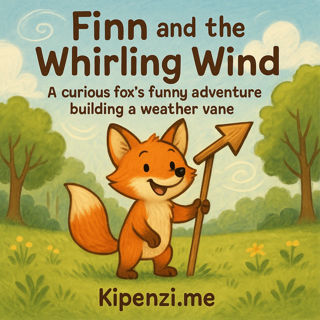Finn and the Whirling Wind - A curious fox’s funny adventure building a weather vane